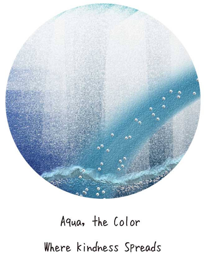 Children's Japanes Glassess｜aqua