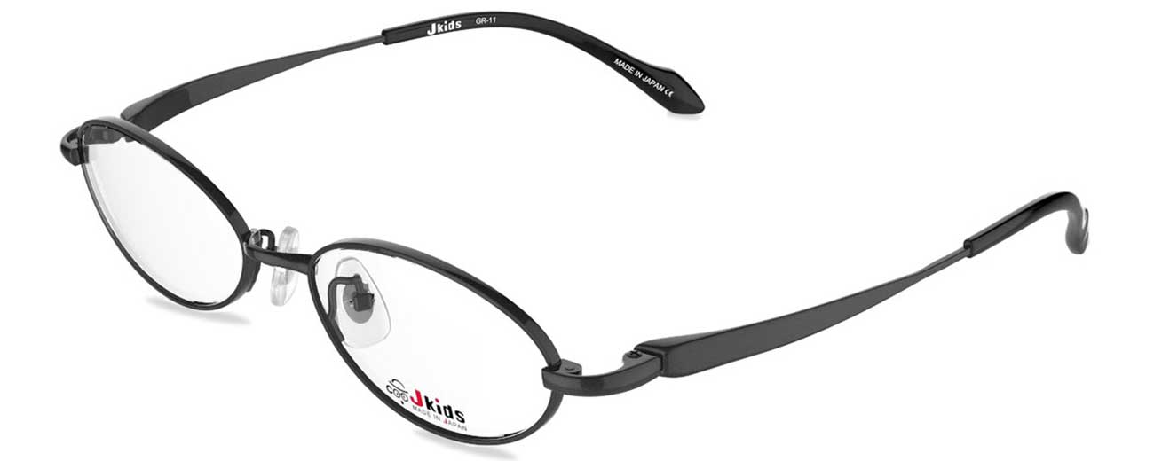 Japanese Made Children’s Glasses GR11 Series｜Pearl Black