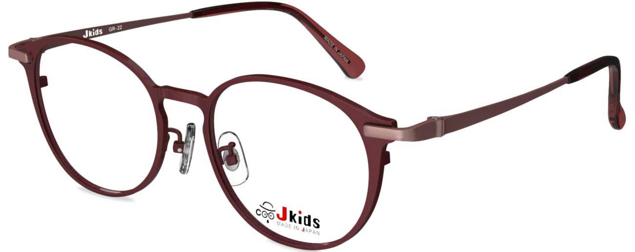 Children's Glasses GR22 Series | Wine Matte